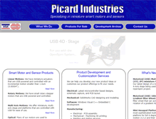 Tablet Screenshot of picard-industries.com